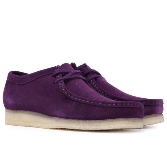 clarks sneakers mens purple